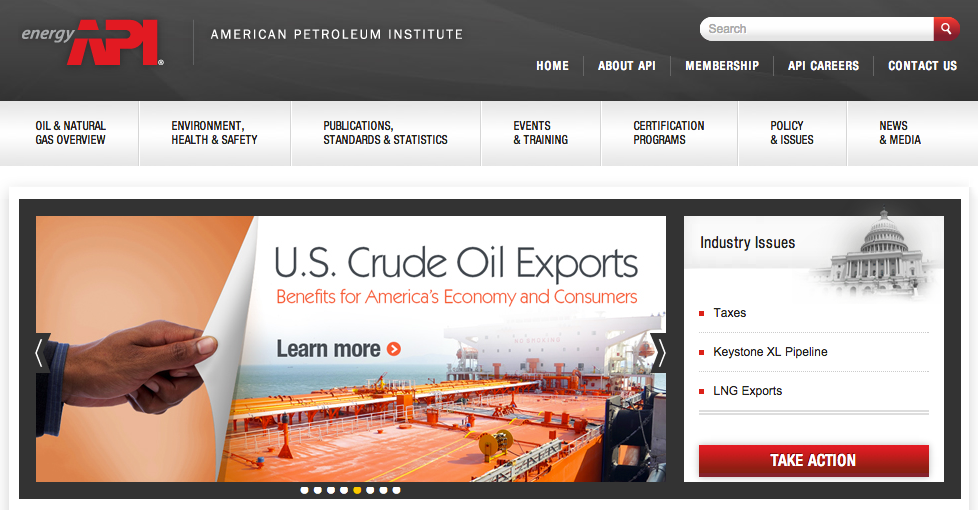 api Top Nine Oil and Gas Websites
