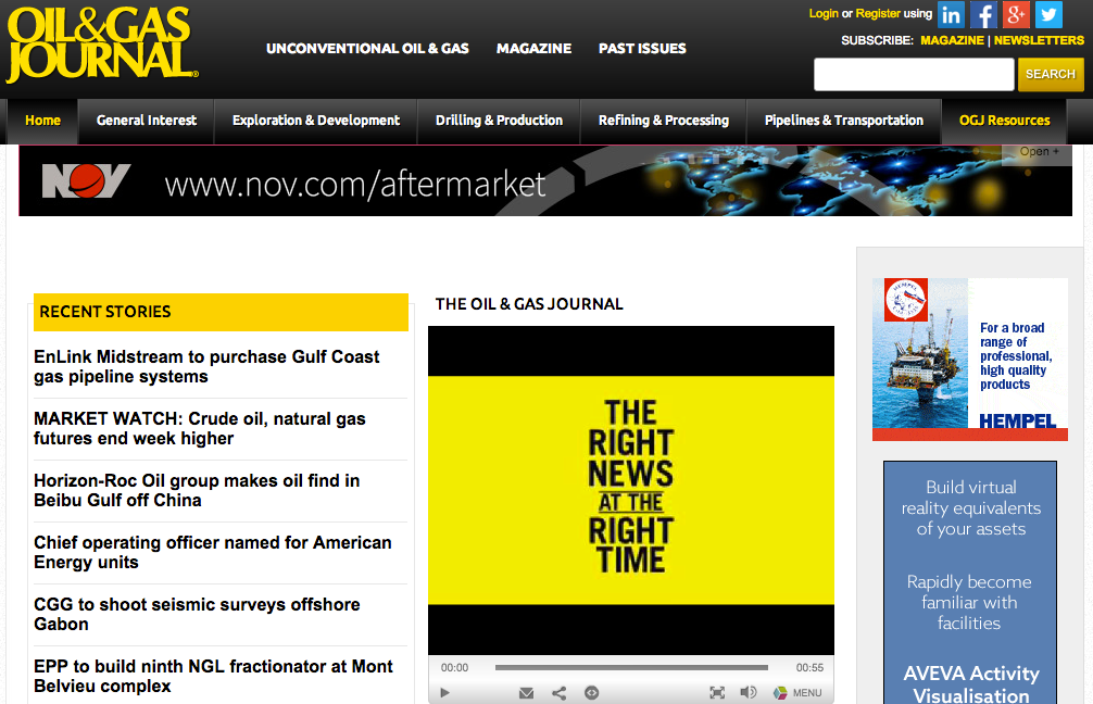 oilandgasournal Top 9 Oil and Gas Websites