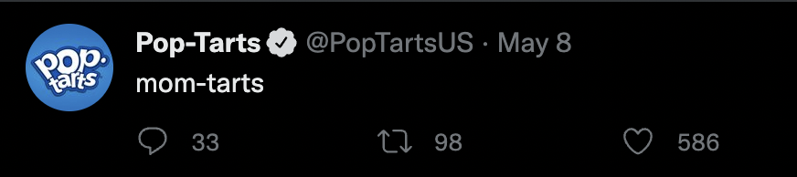 Poptarts tweet