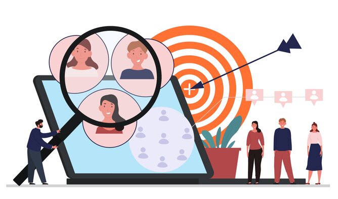 identifying target audience concept