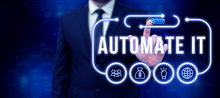 automate graphic concept