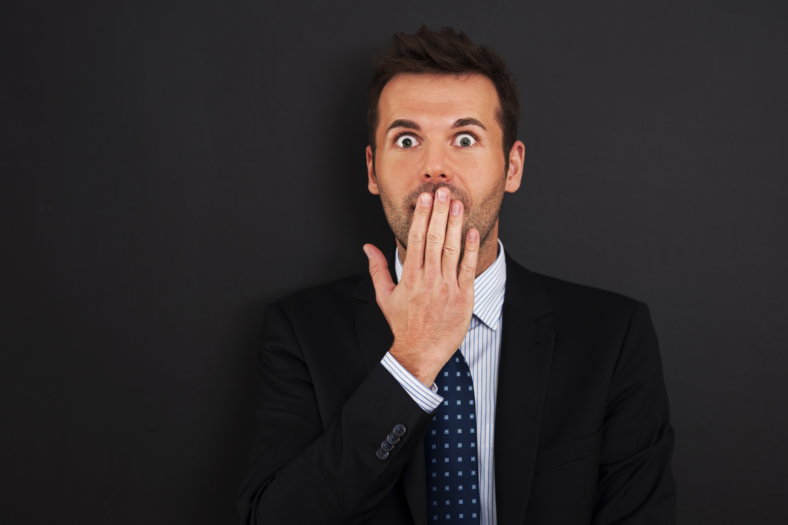 surprised businessman