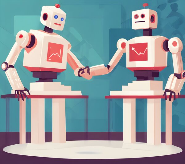 AI robots in election