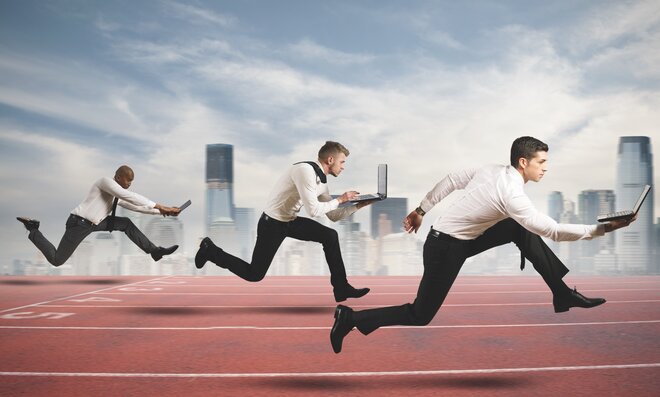 business owners in a competitive market