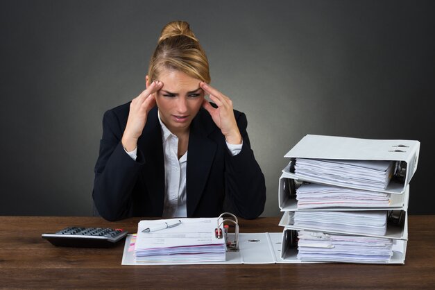 marketer stressed over finances