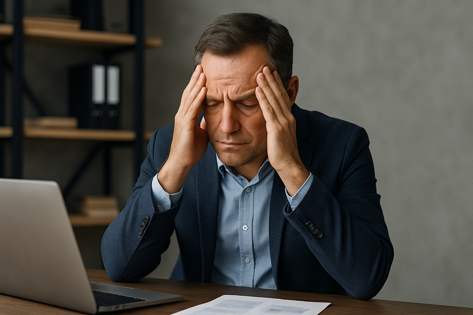 frustrated consultant
