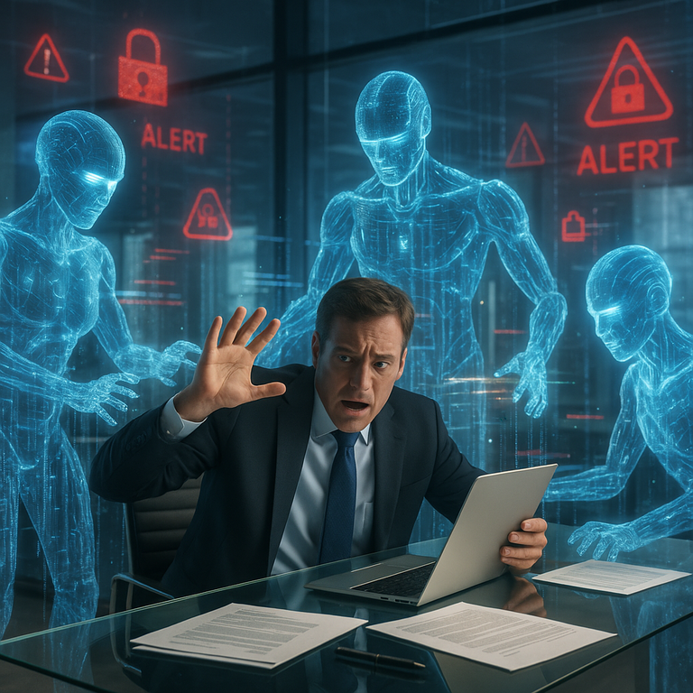 consultant being attacked by agentic ai