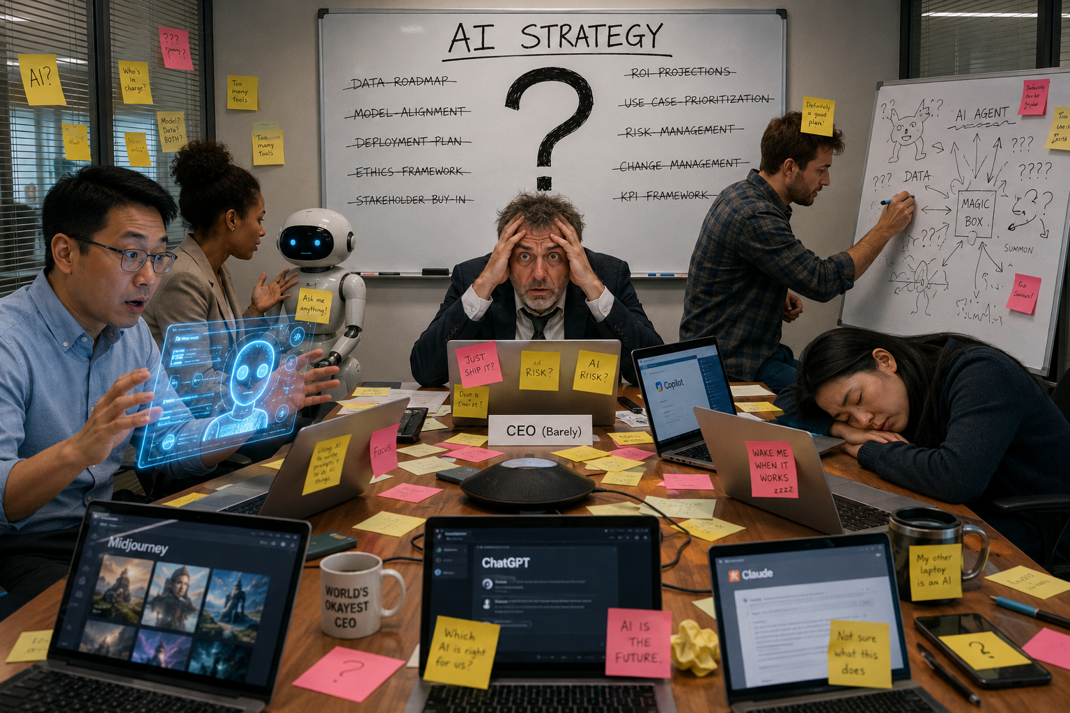 disorganized AI training in an organization
