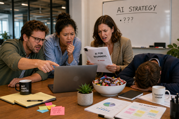 small company confused by AI training