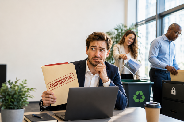 employee wondering what data is safe to put into ai