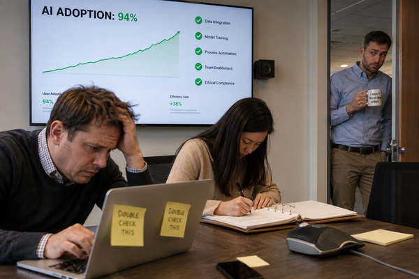 employees tracking AI readiness