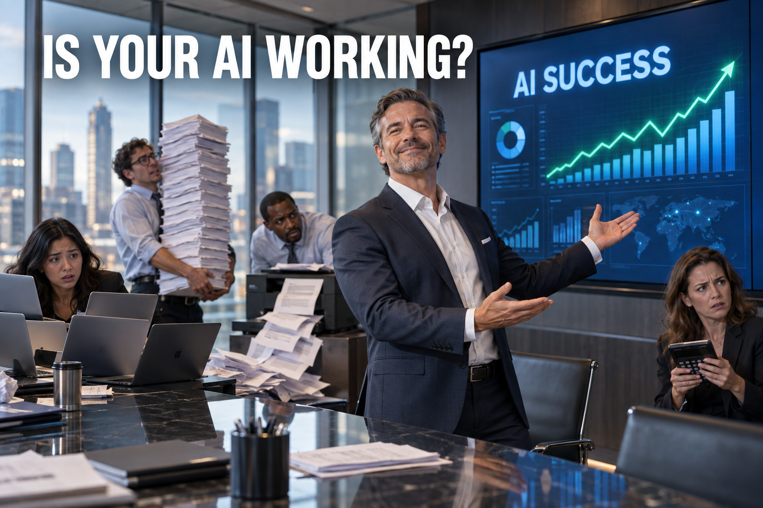 is your ai strategy working graphic