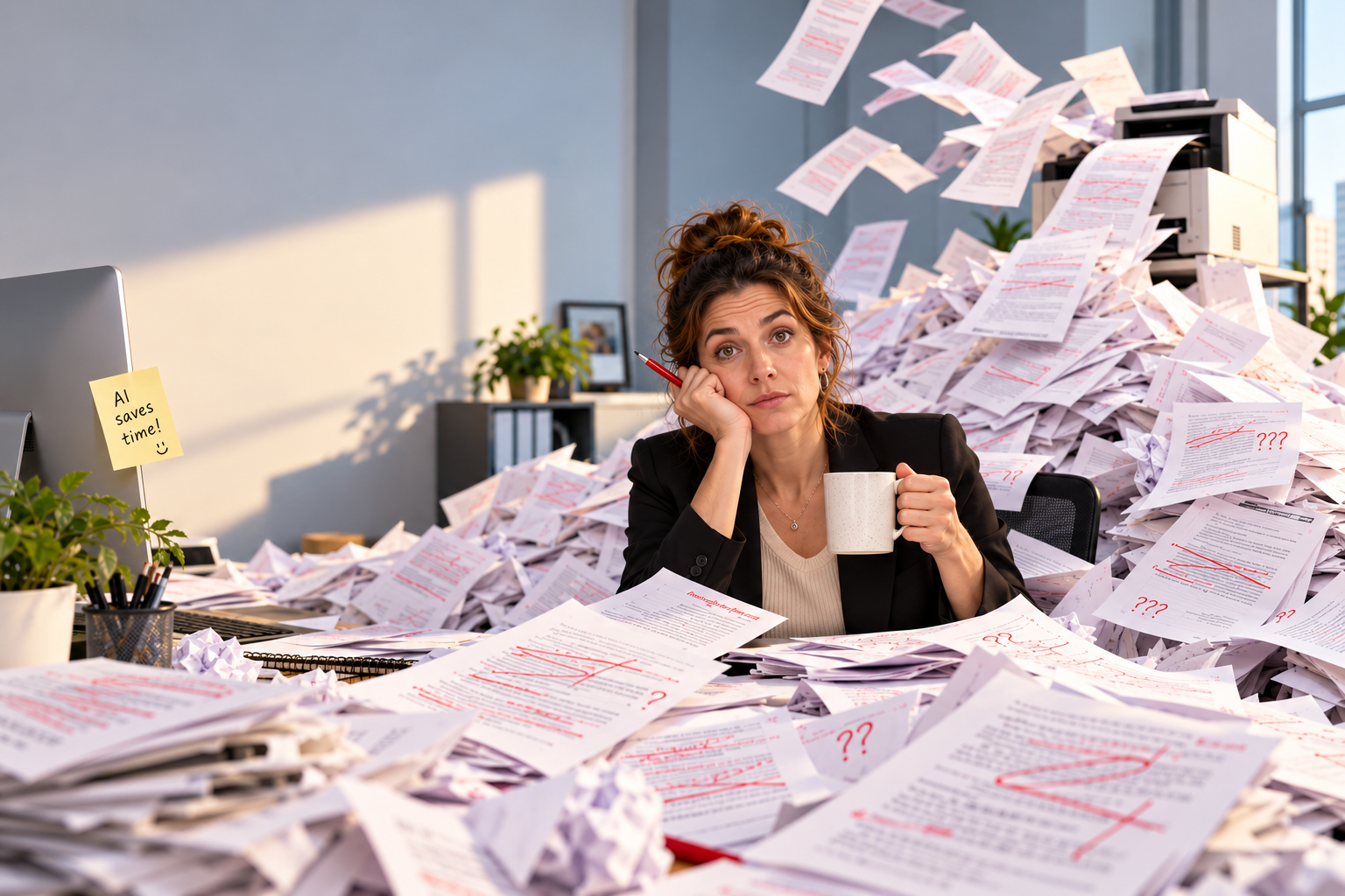 Overwhelmed by a Paper Avalanche